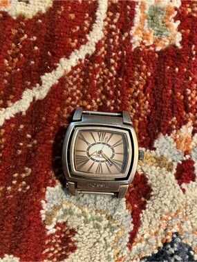 Fossil Face Flip Dial Watch Vintage Rare Tested